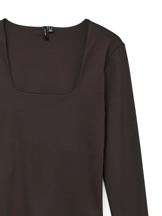 Vero Moda Vero Moda Majica Million 10334613 Smeđa Regular Fit