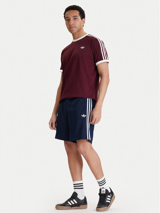 adidas adidas T-Shirt 3-Stripes KQ9639 Bordowy Regular Fit