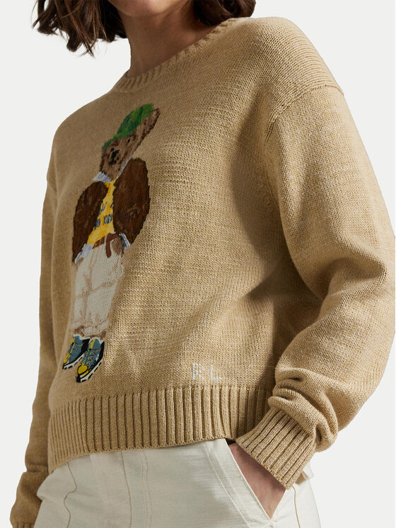 Polo Ralph Lauren Polo Ralph Lauren Džemper 211972121001 Bež Relaxed Fit