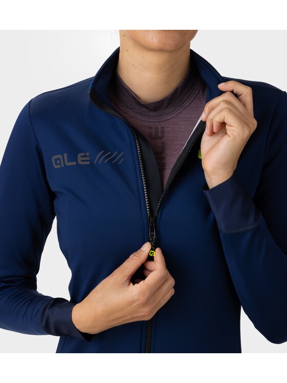 Alé Cycling Alé Cycling Bluza Solid Fondo Plus Granatowy Regular Fit