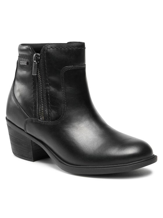 Clarks Clarks Polokozačky Neva Zip Wp 261751994 Černá