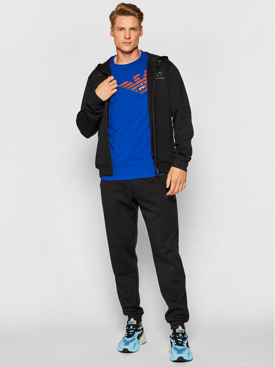 T-shirt 6KPT32 PJ9TZ 1570 Blu Slim Fit