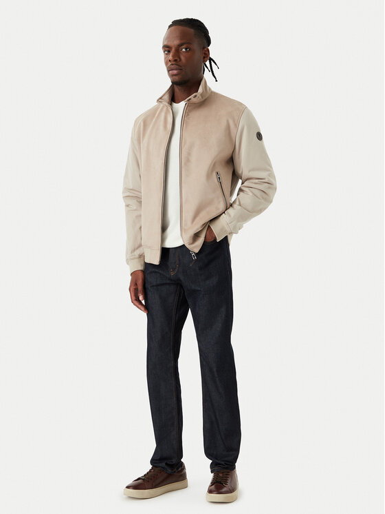 JOOP! JOOP! Kurtka przejściowa Jo-370Clunie 30103263 Beżowy jasny Regular Fit
