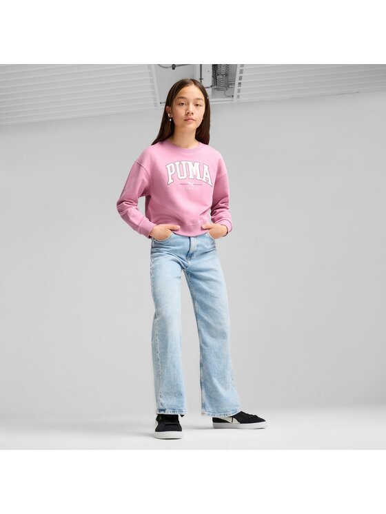 Puma Puma Bluza 681763 Różowy Regular Fit