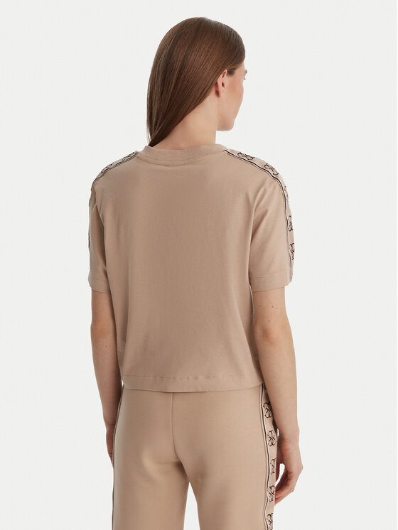 Guess Guess T-Shirt V3RI08 I3Z14 Beżowy Relaxed Fit