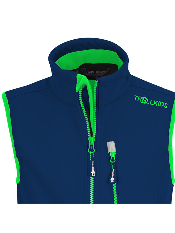 Trollkids Trollkids Kamizelka 306-120 Granatowy Regular Fit