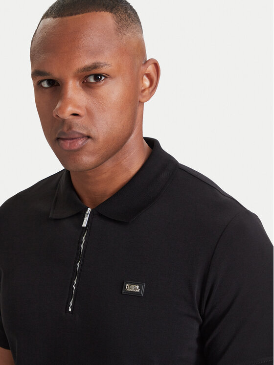 KARL LAGERFELD KARL LAGERFELD Polokošeľa 745015 564235 Čierna Regular Fit