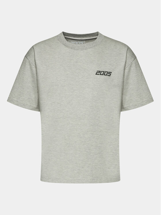2005 2005 Футболка Unisex Basic Tee Сірий Relaxed Fit