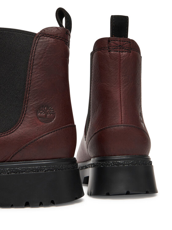 Timberland Timberland Kotníková obuv s elastickým prvkem Cambria Valley TB0A42BXEIW1 Bordó