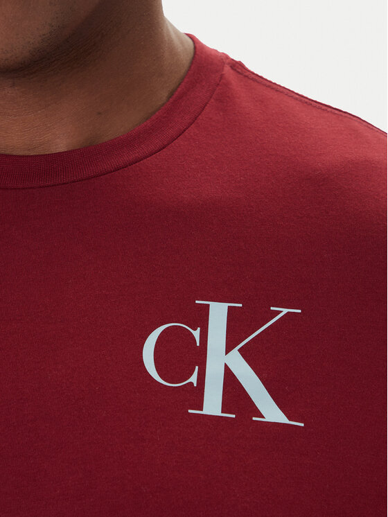 Calvin Klein Jeans Calvin Klein Jeans T-särk 30s Chest Logo LV04RD865G Punane Regular Fit