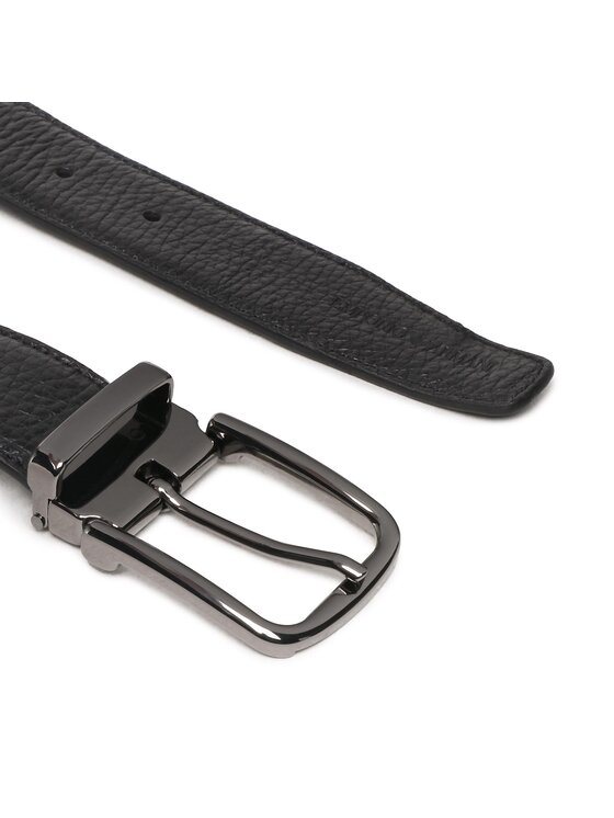 Emporio Armani Emporio Armani Pánsky opasok Y4S546 Y233J 88001 Čierna