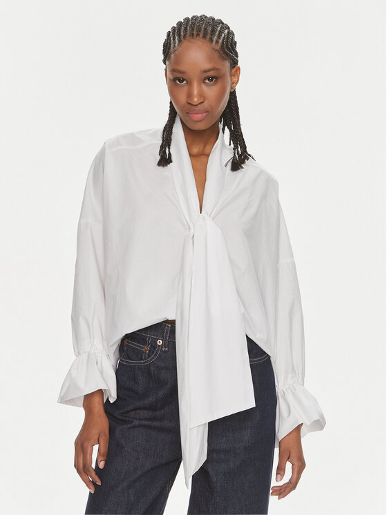 PINKO Pinko Halenka Dedita Camicia . 103460 A19U Bílá Oversize