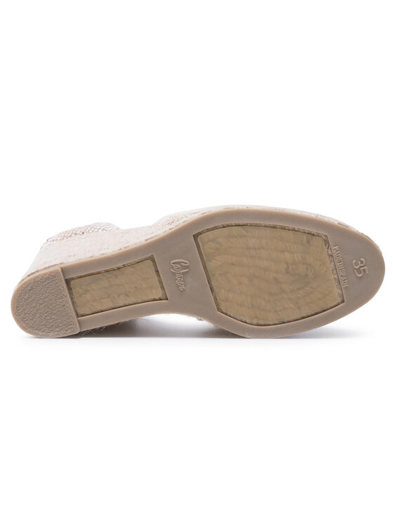 Castañer Castañer Espadryle Carina/8/001 020962-203 Beżowy
