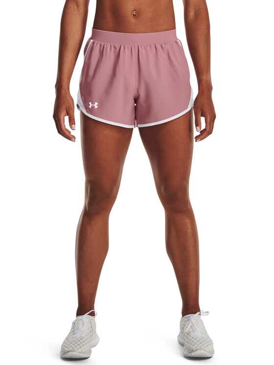 Under Armour Športne Kratke Hlače UA Fly By 2.0 Short 1350196 Roza Regular Fit