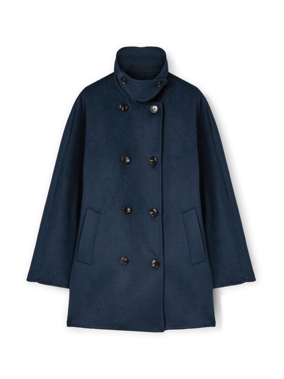 Motivi Motivi Cappotto 0076W000110N034 Blu Over Fit