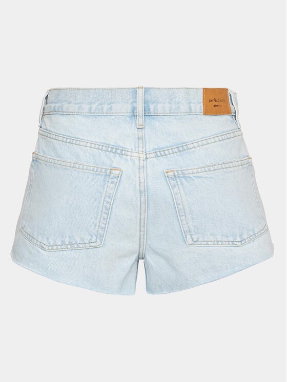 Gina Tricot Gina Tricot Szorty jeansowe 19321 Niebieski Regular Fit