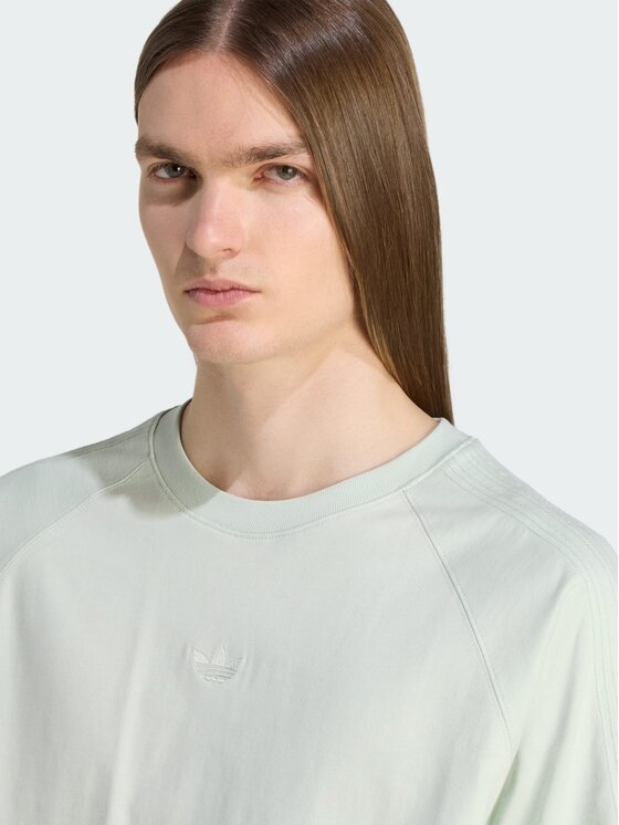 adidas adidas T-Shirt Premium Essentials Tee Zielony Loose Fit