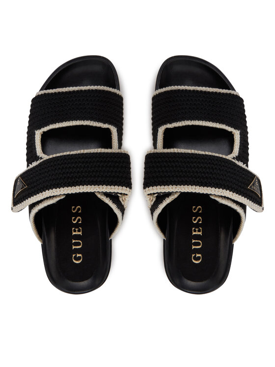 Guess Guess Klapki FLJFDN FAB19 Czarny
