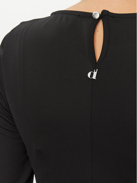 Dixie Dixie Koktel haljina AIDRTNDA Crna Slim Fit