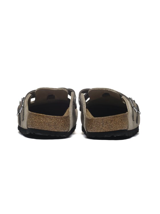 Birkenstock Birkenstock Klapki Blair Suede Leather Women Zielony