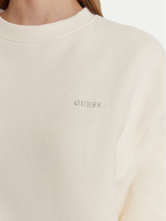 Guess Guess Bluză V6RQ13 K9V31 Écru Regular Fit