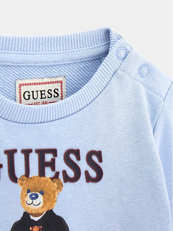 Guess Kids Guess Kids Bluza 183756 Niebieski Classic Fit