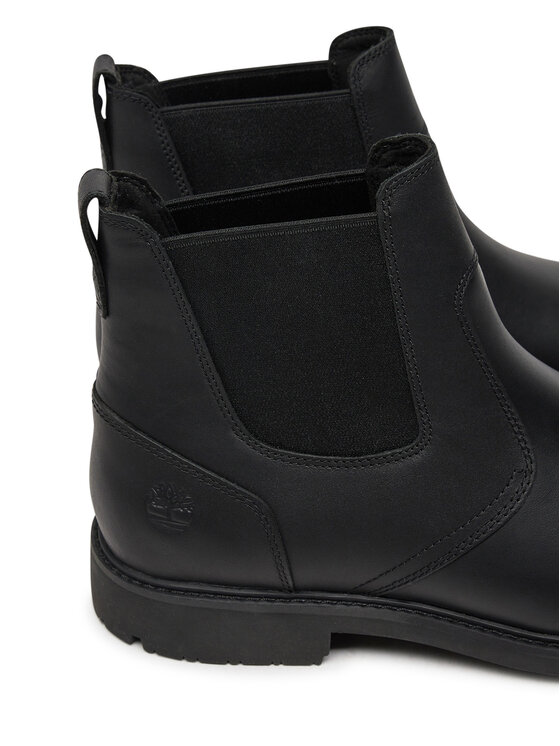 Timberland Timberland Μποτάκια με λάστιχο Stormbucks Mid C Helsea Boot TB05551R001 Μαύρο
