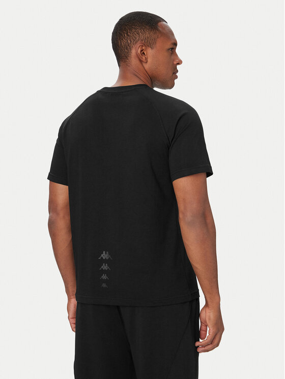 Kappa Kappa Marškinėliai 34258SW Juoda Regular Fit
