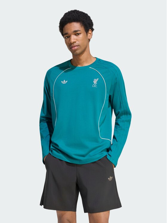 adidas adidas Koszulka techniczna 168332 Niebieski jasny Regular Fit