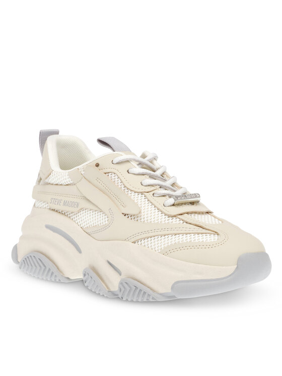 Steve Madden Steve Madden Laisvalaikio batai Possession-E Sneaker SM19000033-04005-BBO Écru