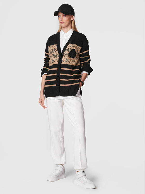 Ermanno Firenze Ermanno Firenze Ζακέτα N019EH8 Μαύρο Regular Fit