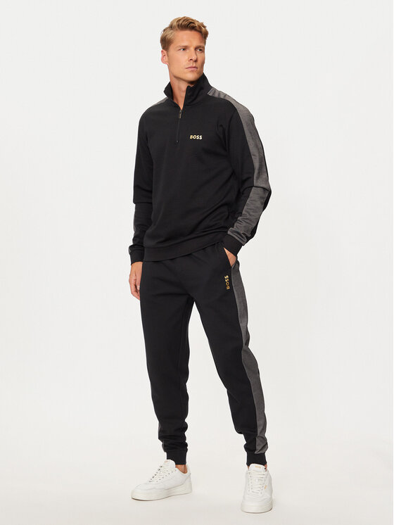 BOSS Boss Spodnie dresowe 50527552 Czarny Regular Fit