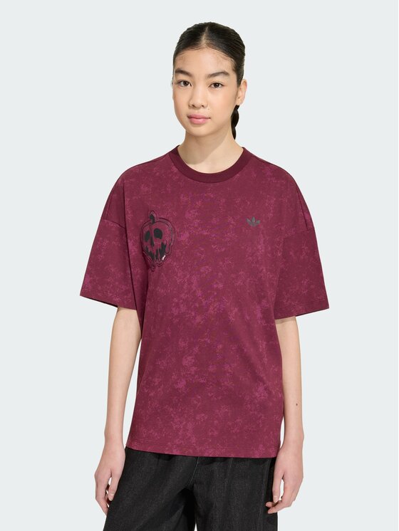 adidas adidas T-Shirt 170890 Czerwony ciemny Oversize