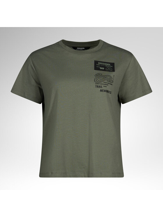Rossignol Rossignol T-Shirt W Graphic Waterfall Tee Zielony ciemny