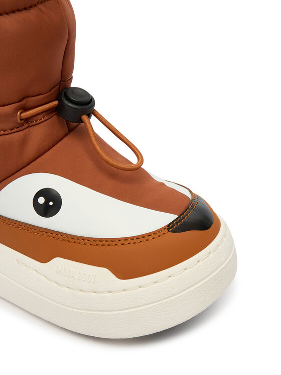 Moon Boot Moon Boot Snehule Mb Jr Park Tube Mid Animal Wp 80D3440100 S Hnedá