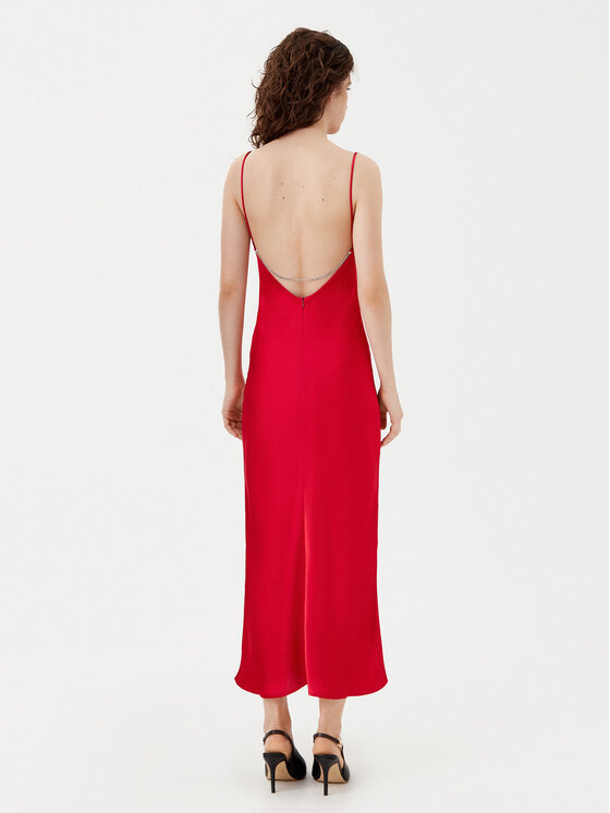HUGO Hugo Abito da cocktail Kaparti-1 50533629 Rosso Regular Fit