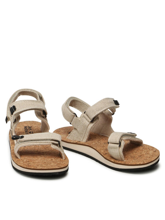 Jack Wolfskin Jack Wolfskin Sandály Ecostride 2 Sandal W 4051771 Béžová