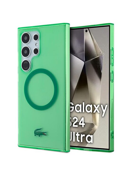 Lacoste Lacoste Etui na telefon S24 Ultra Zielony