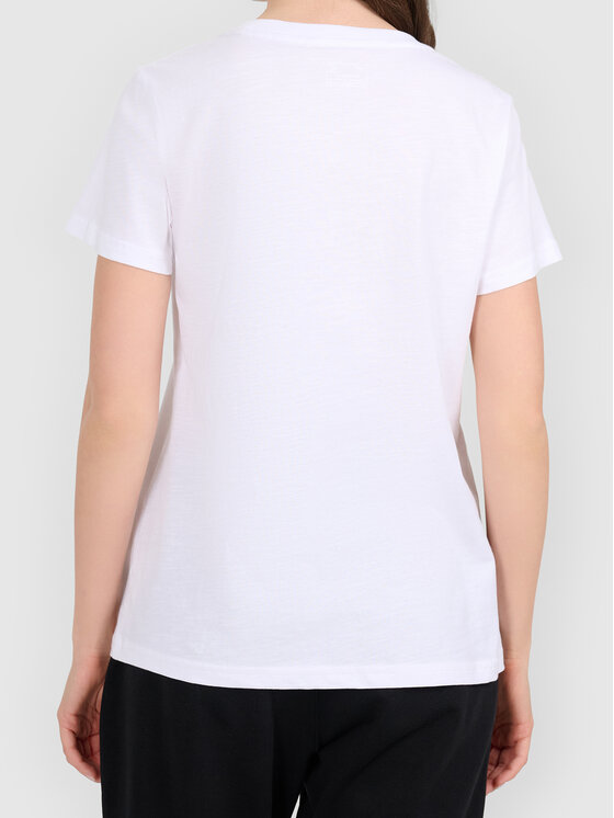 4F 4F T-Shirt 4FWMM00TTSHF3308-10S Biały Active Fit