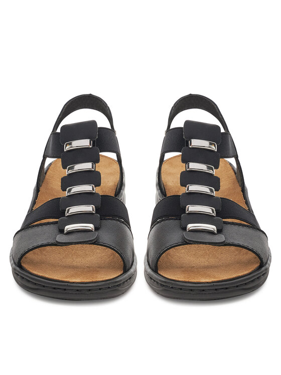 Rieker Rieker Sandale 64580-00 Negru