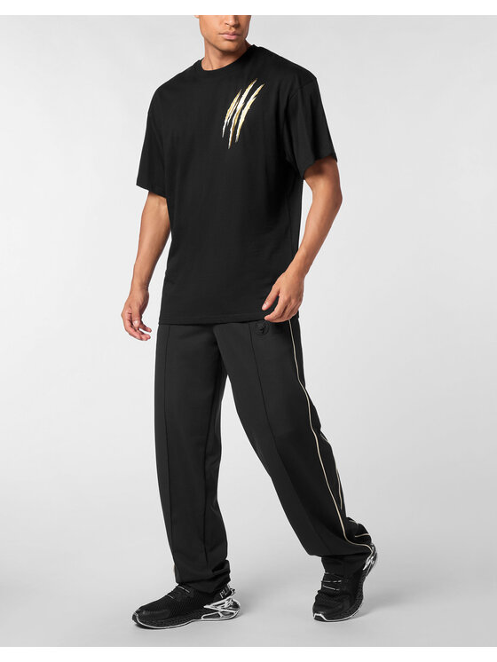 Plein Sport Plein Sport T-särk 24083 Must Regular Fit
