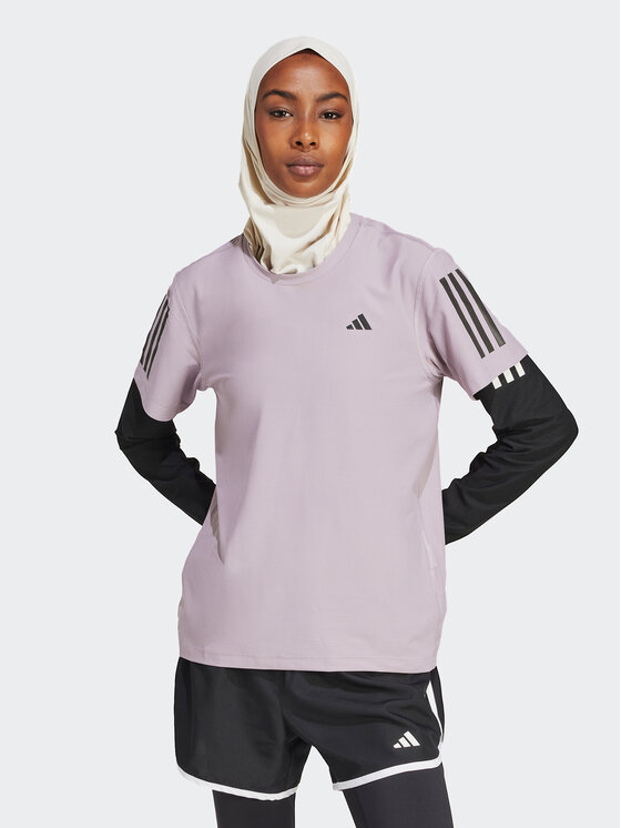 adidas Φανελάκι τεχνικό Own The Run IN1595 Μωβ Regular Fit | Modivo.gr