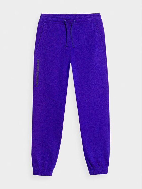 4F 4F Pantaloni da tuta 4FJRAW23TTROM680-36S Blu Regular Fit