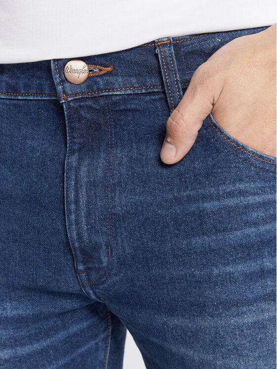 Wrangler Wrangler Jeansy Larston W18SU829E 112320054 Niebieski Slim Taper Fit