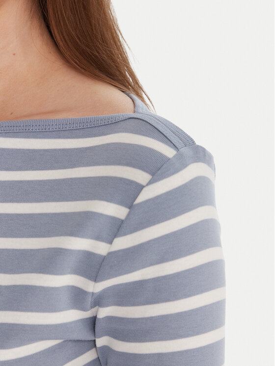 Tommy Hilfiger Tommy Hilfiger Bluzka WW0WW40589 Błękitny Regular Fit