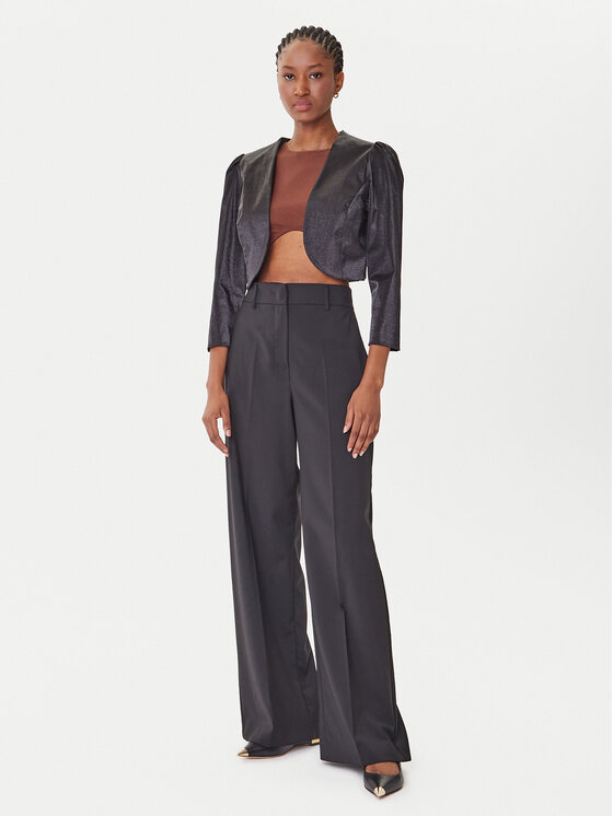 Rinascimento Rinascimento Bolero CFC0125033003 Črna Regular Fit