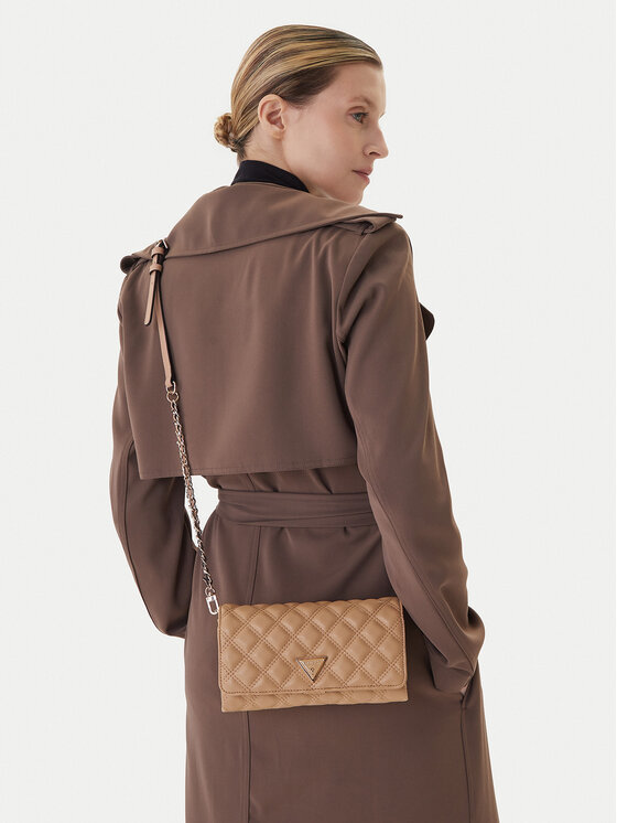 Guess Guess Дамска чанта Giully II Mini HWQG96 73750 Бежов