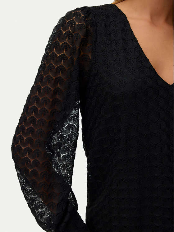 Vero Moda Vero Moda Μπλουζάκι Vmbecca 10336137 Μαύρο Regular Fit