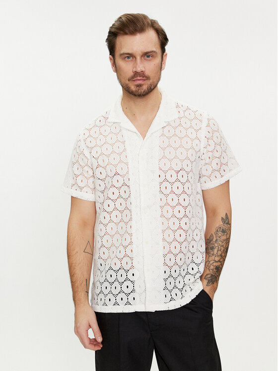 Brave Soul Brave Soul Πουκάμισο MSH-48JOSEPH Εκρού Straight Fit