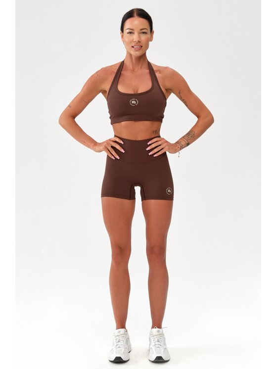 ROUGH RADICAL ROUGH RADICAL Pantaloncini sportivi ZOYA PUSH-UP SHORTS Marrone Slim Fit